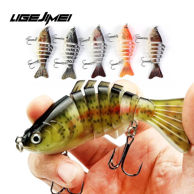 Fishing Lures Bass 7 Segment Lifelike Multi Jointed Artificial Swimbait Hard Bait Sinking Wobblers Crankbait 10cm15.5g fish bait
Fishing Lures Bass 7 Segment Lifelike Multi Jointed Artificial Swimbait Hard Bait Sinking Wobblers Crankbait 10cm15.5g fish bait