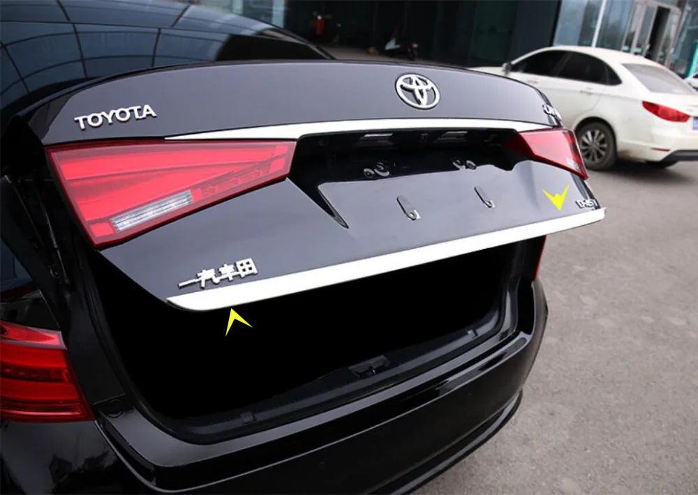Car stainless steel Rear door tailgate frame Bottom trunk plate trim hoods Fit For TOYOTA CROWN 2016 2017 2018
Car stainless steel Rear door tailgate frame Bottom trunk plate trim hoods Fit For TOYOTA CROWN 2016 2017 2018