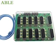 New 10 IN 1 OUT SCART Distributor Converter Video 10 Input 1 Output Auto Switcher For EUR SCART Divider Converting Board Device
New 10 IN 1 OUT SCART Distributor Converter Video 10 Input 1 Output Auto Switcher For EUR SCART Divider Converting Board Device