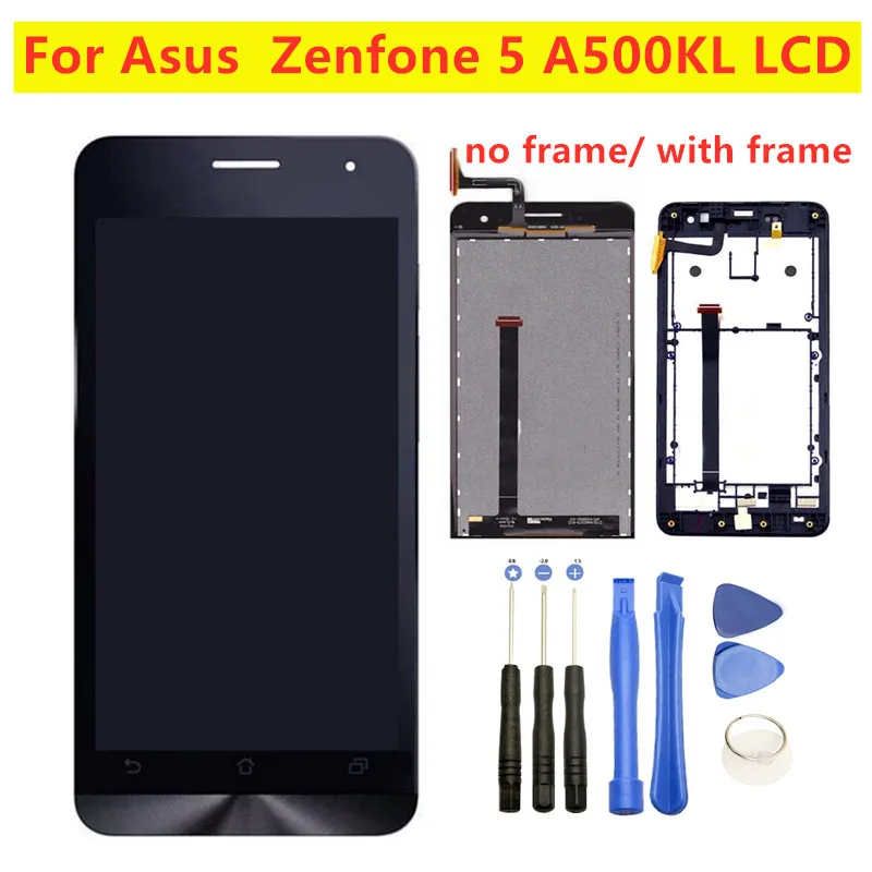 5" New LCD For Asus Zenfone 5 A500CG A500KL A501CG Touch Screen Digitizer LCD Display With Frame Assembly Replacement Parts
5" New LCD For Asus Zenfone 5 A500CG A500KL A501CG Touch Screen Digitizer LCD Display With Frame Assembly Replacement Parts