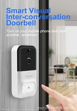 Home monitoring visual doorbell wireless camera WiFi remote monitoring intelligent visual intercom doorbell
Home monitoring visual doorbell wireless camera WiFi remote monitoring intelligent visual intercom doorbell