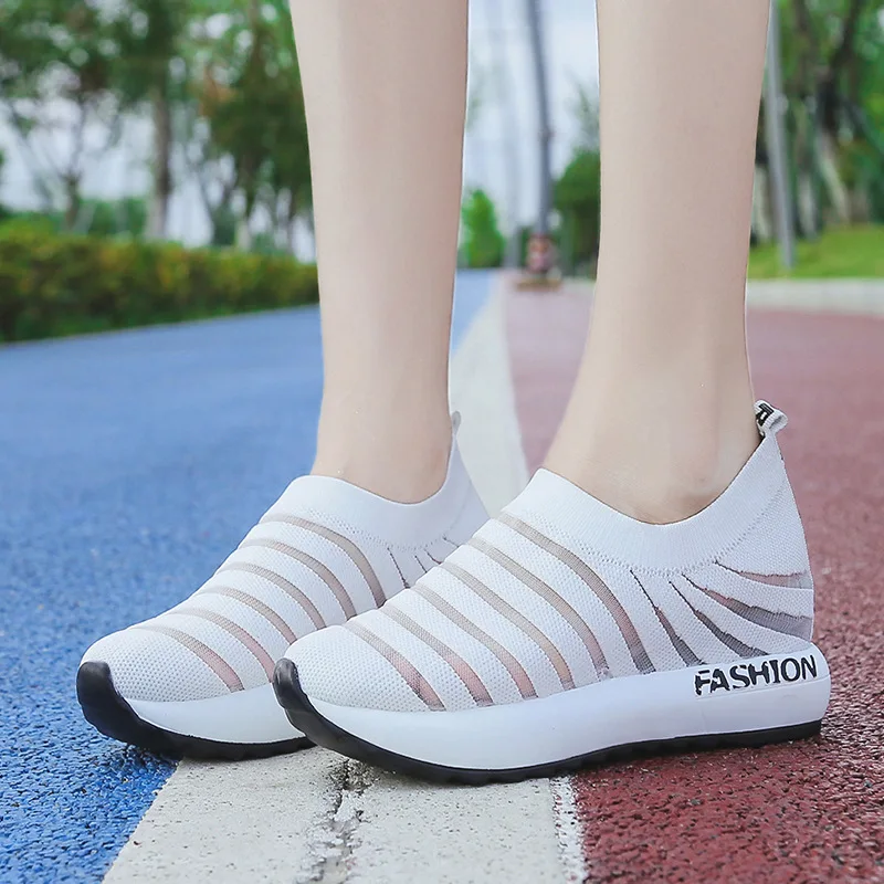 Rocking Bottom Gauze Breathable Casual Shoes Women's Fly Woven Slip-on Loafers Women's Fly Woven Elevator WOMEN'S Shoes
Rocking Bottom Gauze Breathable Casual Shoes Women's Fly Woven Slip-on Loafers Women's Fly Woven Elevator WOMEN'S Shoes