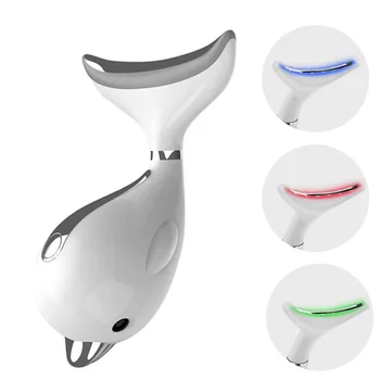 New Anti-Wrinkle Face Massager LED Photon Therapy Vibration Skin Tighten Lifting Beauty Device Dolphin Shape Facial Massage Tool
New Anti-Wrinkle Face Massager LED Photon Therapy Vibration Skin Tighten Lifting Beauty Device Dolphin Shape Facial Massage Tool