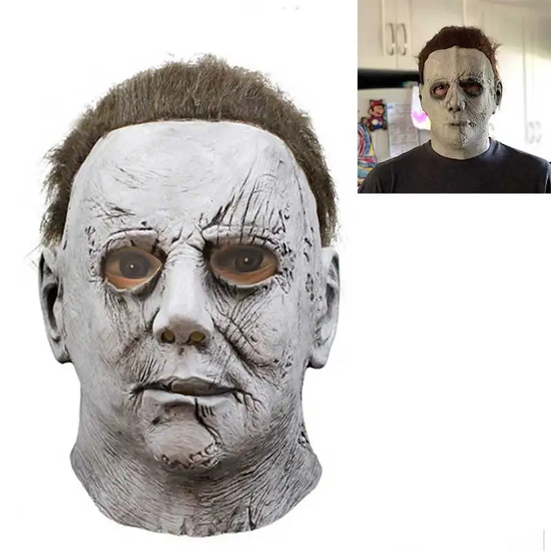 Halloween Michael Myers Latex Mask Full Face Horror Scary Realistic Mask Halloween Party Cosplay Costume Accessories Adults
Halloween Michael Myers Latex Mask Full Face Horror Scary Realistic Mask Halloween Party Cosplay Costume Accessories Adults
