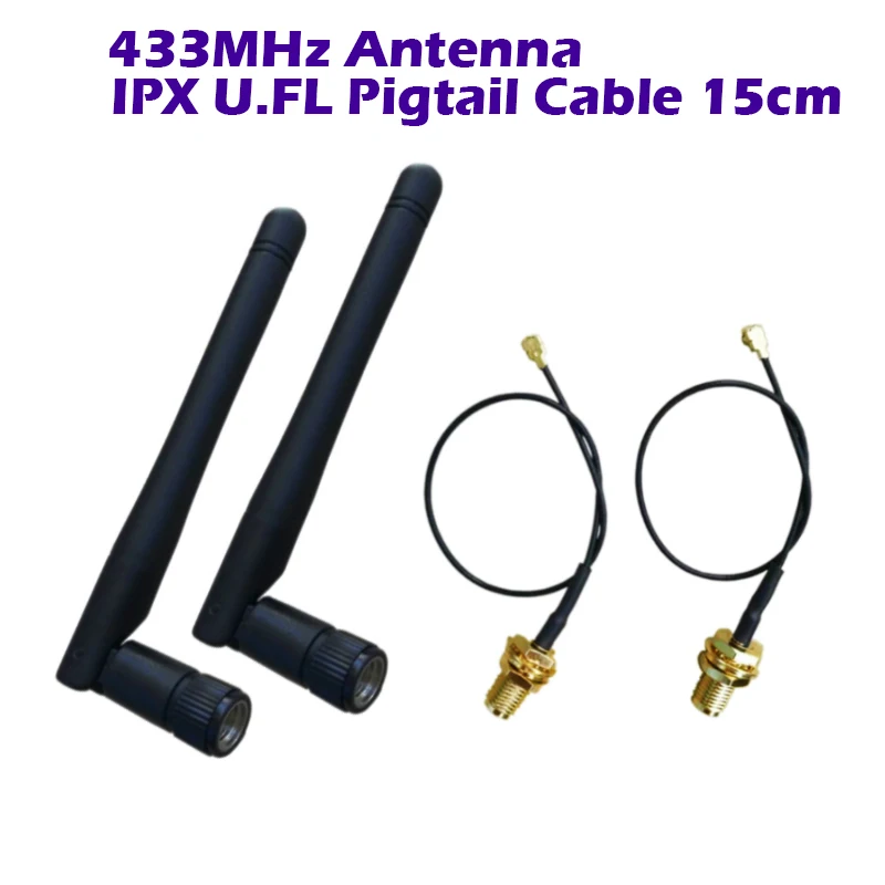 CERXUS 433MHz Lorawan Antenna Omni-Directional for RF Module, wifi ,blue tooth, zigbee ,15cm IPX IPEX U.FL to SMA Female Cable
CERXUS 433MHz Lorawan Antenna Omni-Directional for RF Module, wifi ,blue tooth, zigbee ,15cm IPX IPEX U.FL to SMA Female Cable