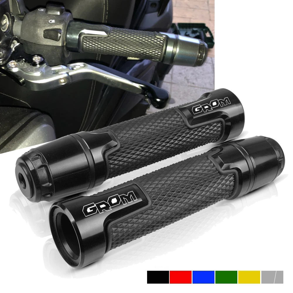 

For Honda GROM/MSX125 2014-2017 2015 MSX 125 7/8'' 22mm Motorcycle knobs Anti-Skid scooter Handle ends Grips Bar Hand Handlebar