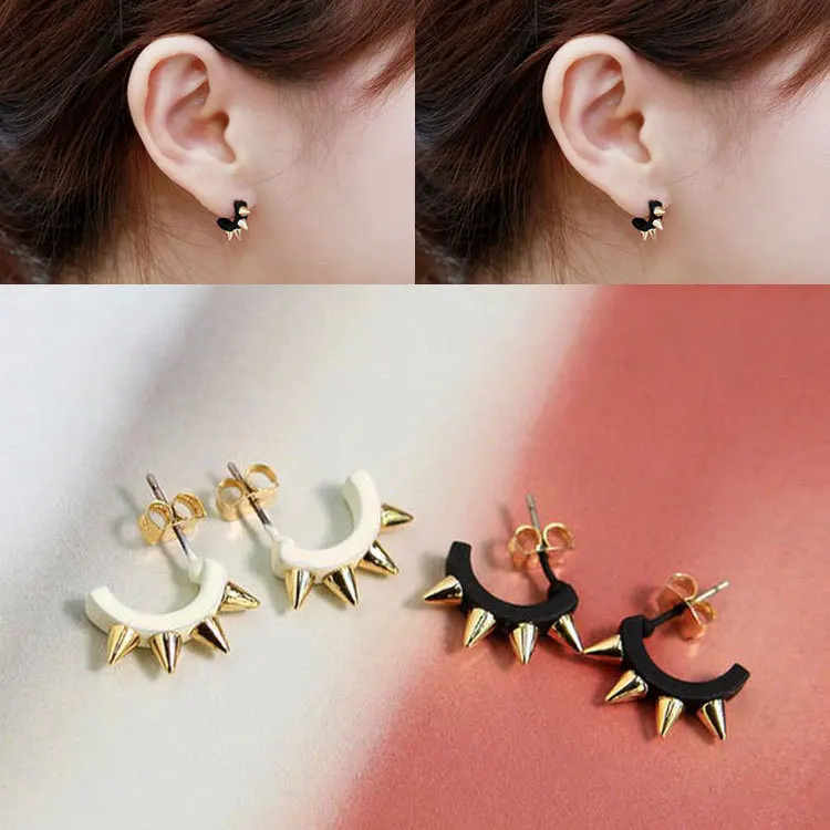 ES378 U Type Retro Pin Piercing Earrings Rock Punk Screw Spike Rivet Earring Stud Earrings for Women wholesale Brincos Oorbellen
ES378 U Type Retro Pin Piercing Earrings Rock Punk Screw Spike Rivet Earring Stud Earrings for Women wholesale Brincos Oorbellen