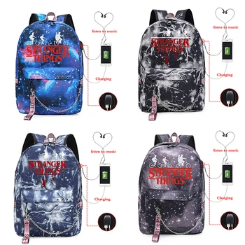 New Stranger Things Backpack USB Charge Teens Boys Girls School Bag Men Women Backpacks School Bag Teens Casual Shoulder Mochila
New Stranger Things Backpack USB Charge Teens Boys Girls School Bag Men Women Backpacks School Bag Teens Casual Shoulder Mochila