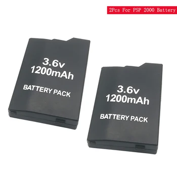 2pcs 3.6V 1200mAh Battery Pack for Sony PSP2000 PSP 2000 PSP3000 PSP 3000 PSP-S110 PlayStation Portable Rechargeable Batteries
2pcs 3.6V 1200mAh Battery Pack for Sony PSP2000 PSP 2000 PSP3000 PSP 3000 PSP-S110 PlayStation Portable Rechargeable Batteries