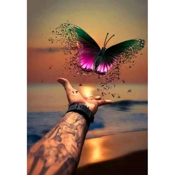 Full Square/Round Drill 5D DIY Diamond Painting "Hand butterfly" 3D Diamond Embroidery Cross Stitch Home Decor
Full Square/Round Drill 5D DIY Diamond Painting "Hand butterfly" 3D Diamond Embroidery Cross Stitch Home Decor