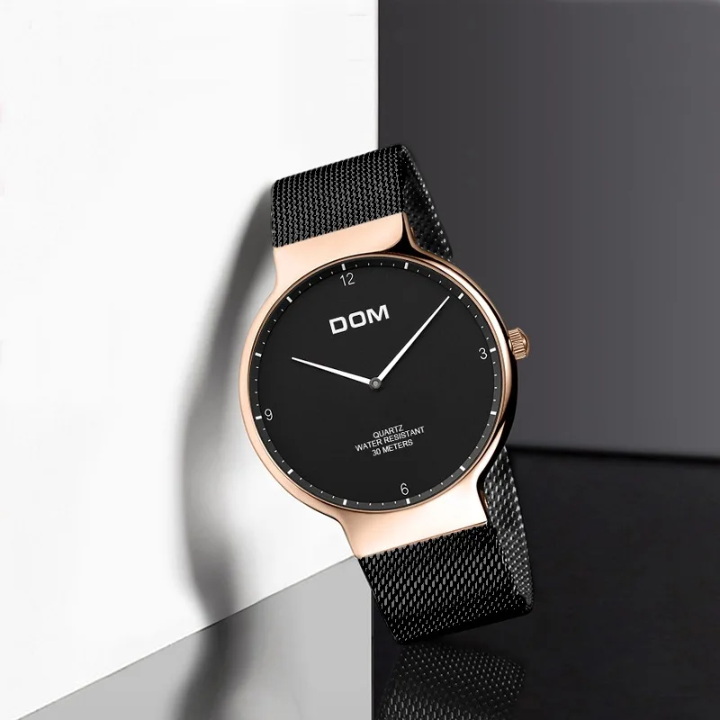 DOM Watch Ladies' Watch Fashion Ultra-Thin Mesh Belt Scandinavian Minimalist Business Waterproof Quartz Watch G-32GK-1M
DOM Watch Ladies' Watch Fashion Ultra-Thin Mesh Belt Scandinavian Minimalist Business Waterproof Quartz Watch G-32GK-1M