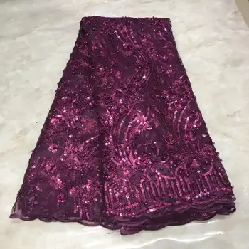 African Lace Fabric 2019 High Quality Lace Sequins Fabric French Nigerian Beads Lace Fabric 3d Embroidery Wedding Lace 
African Lace Fabric 2019 High Quality Lace Sequins Fabric French Nigerian Beads Lace Fabric 3d Embroidery Wedding Lace