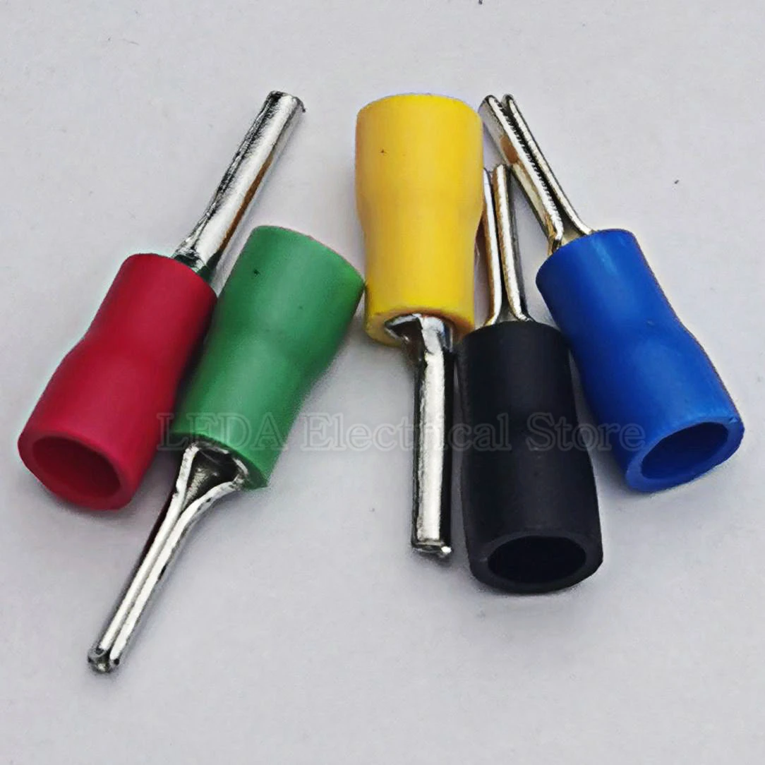 PTV1.25-9 PTV1.25-10 PTV1.25-12 PTV2-9 PTV5.5-18 Brass Copper Pre-Insulating Wire Splice Lug Connector Needle Pin Crimp Terminal
PTV1.25-9 PTV1.25-10 PTV1.25-12 PTV2-9 PTV5.5-18 Brass Copper Pre-Insulating Wire Splice Lug Connector Needle Pin Crimp Terminal