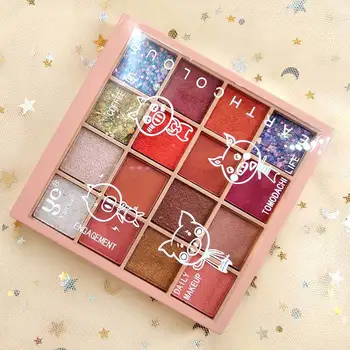16 color sequined eyeshadow ins style pearlescent unicorn eyeshadow palette For Daily Party glitter eyeshadow nude eye makeup
16 color sequined eyeshadow ins style pearlescent unicorn eyeshadow palette For Daily Party glitter eyeshadow nude eye makeup