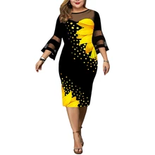 Sexy Vintage Plus Size Long sleeve Floral Autumn Mesh Sleeve Dress Women Club Pary Dresses Office Bodycon Woman Clothes Vestidos
Sexy Vintage Plus Size Long sleeve Floral Autumn Mesh Sleeve Dress Women Club Pary Dresses Office Bodycon Woman Clothes Vestidos
