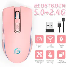 Newly Wireless Bluetooth Mouse 5 Adjustable 2.4G Receiver Dual Mode Computer Mouse Ergonomic Mouse For PC Laptop Android
Newly Wireless Bluetooth Mouse 5 Adjustable 2.4G Receiver Dual Mode Computer Mouse Ergonomic Mouse For PC Laptop Android
