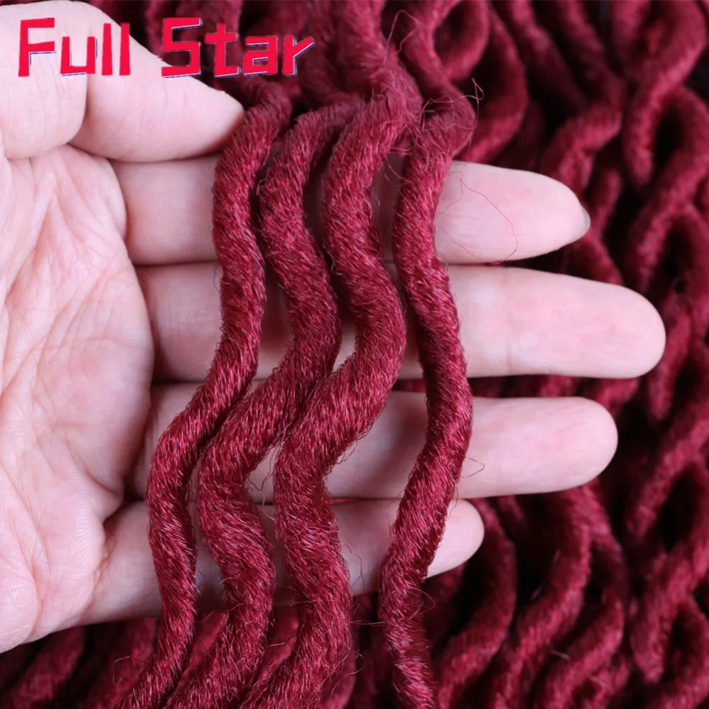 faux locs curly 25