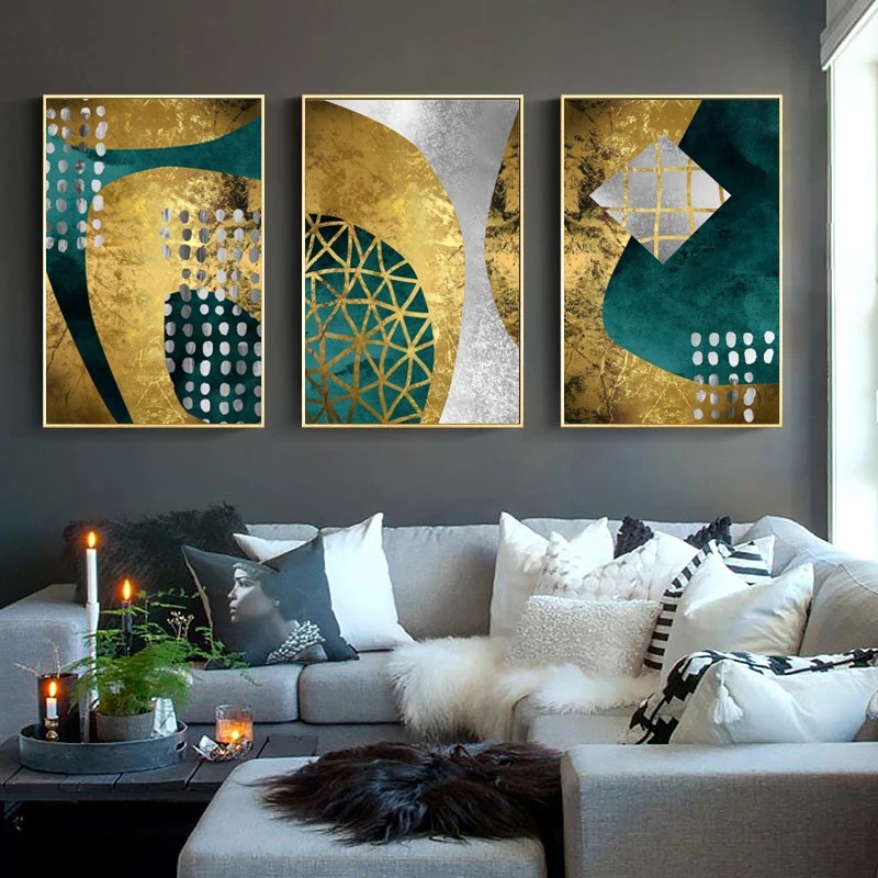 Creative Golden and Blue Abstract Art Posters and Prints Wall Art Canvas Painting Wall Pictures for Living Room Decor No Frame
Creative Golden and Blue Abstract Art Posters and Prints Wall Art Canvas Painting Wall Pictures for Living Room Decor No Frame