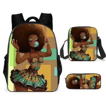 Afro Girl Magic Book Bag Black African American Women School Bag Sets for Kids Elementary Children Bookbags 3pcs/set
Afro Girl Magic Book Bag Black African American Women School Bag Sets for Kids Elementary Children Bookbags 3pcs/set