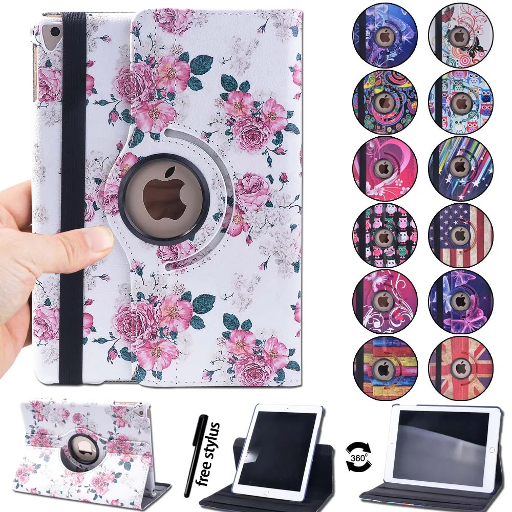 For iPad 2017 5th Gen 2018 6th Generation 9.7 inch - Tablet Rotating Flips 360° with Auto Wake Up Sleep Leather Stand Case cover
For iPad 2017 5th Gen 2018 6th Generation 9.7 inch - Tablet Rotating Flips 360° with Auto Wake Up Sleep Leather Stand Case cover