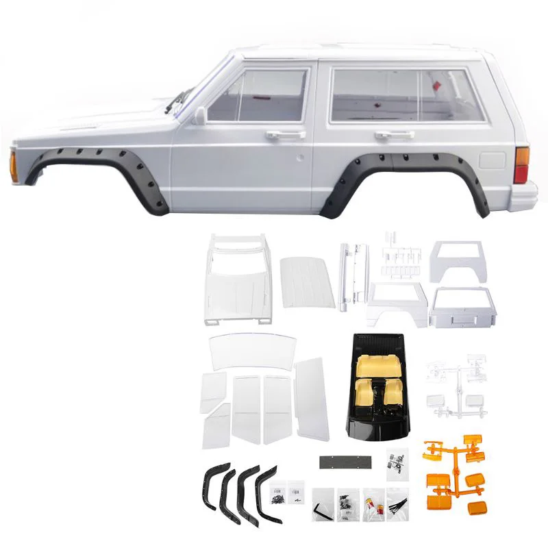 Hard Plastic Wheelbase Cherokee Body Car Shell for 1/10 RC Crawler Axial SCX10 and SCX10 II 90046 90047 for TRX4 Kit
Hard Plastic Wheelbase Cherokee Body Car Shell for 1/10 RC Crawler Axial SCX10 and SCX10 II 90046 90047 for TRX4 Kit