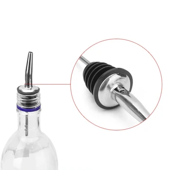 1Pcs Stainless Steel Liquor Spirit Bottle Pourer The Wine Olive Oil Pourer Wine Bottle Stopper Bar Tools Kitchen Accessories
1Pcs Stainless Steel Liquor Spirit Bottle Pourer The Wine Olive Oil Pourer Wine Bottle Stopper Bar Tools Kitchen Accessories