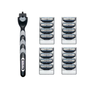 Original Gillette Handle & Top Quality Razor Blade Face care Shaving Blades Cassette imported from Germany Blade for Mach 3
Original Gillette Handle & Top Quality Razor Blade Face care Shaving Blades Cassette imported from Germany Blade for Mach 3