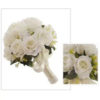 Korean Style White Artificial Flower Wedding Bride Diamond Holding Bouquet Creative Western Wedding Supplies Wedding Bouquet
Korean Style White Artificial Flower Wedding Bride Diamond Holding Bouquet Creative Western Wedding Supplies Wedding Bouquet