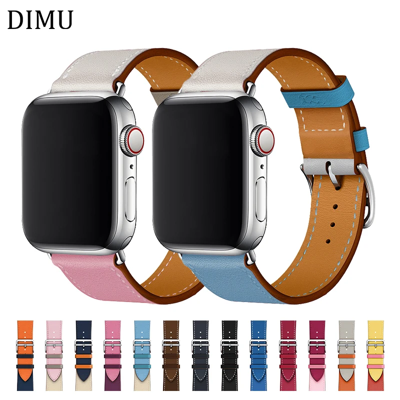 DIMU Genuine Leather Watchband For iWatch 4 40mm 44mm Sports Strap Single Tour band for Apple watch Bands 38mm 42mm Series 3/2/1
DIMU Genuine Leather Watchband For iWatch 4 40mm 44mm Sports Strap Single Tour band for Apple watch Bands 38mm 42mm Series 3/2/1