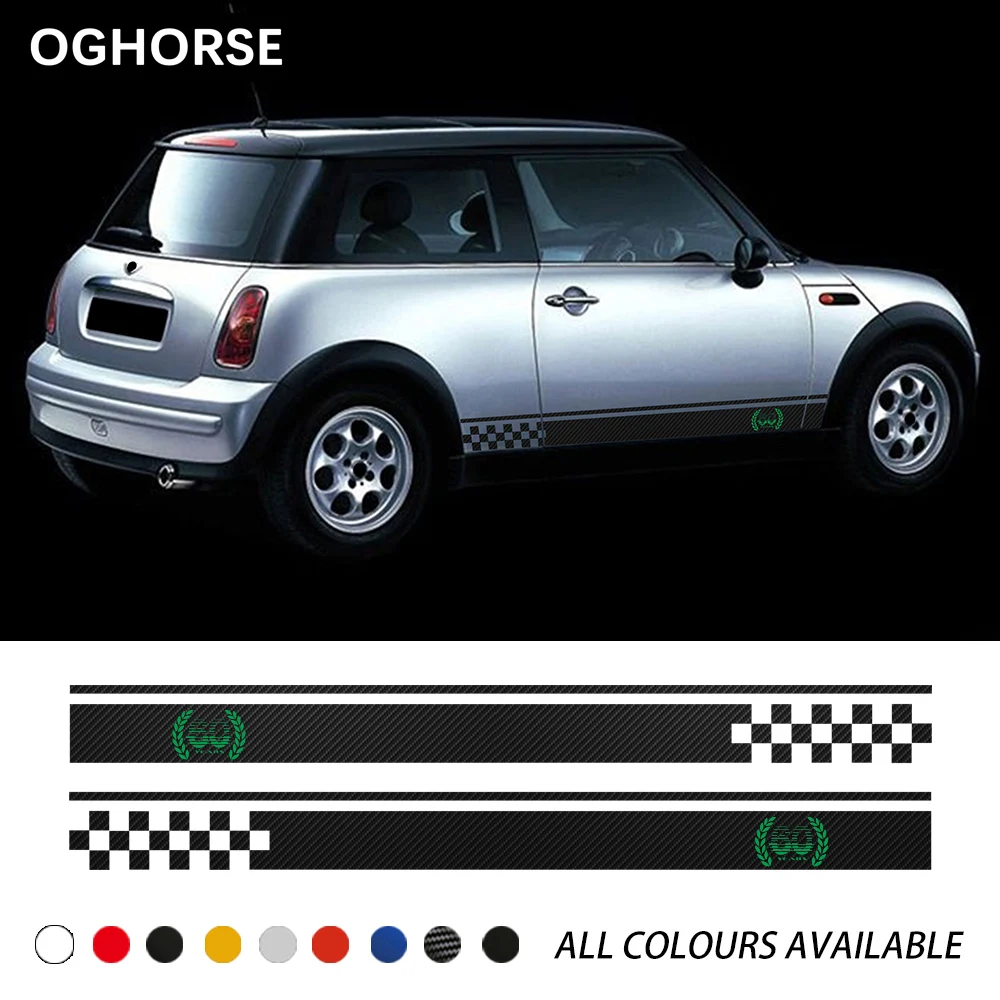 2 Pcs 60th anniversary Styling Car Door Side Stripes Sticker Body Decal For MINI Cooper R50 R52 R53 R55 R56 R57 R58 R59 R60 R61
2 Pcs 60th anniversary Styling Car Door Side Stripes Sticker Body Decal For MINI Cooper R50 R52 R53 R55 R56 R57 R58 R59 R60 R61