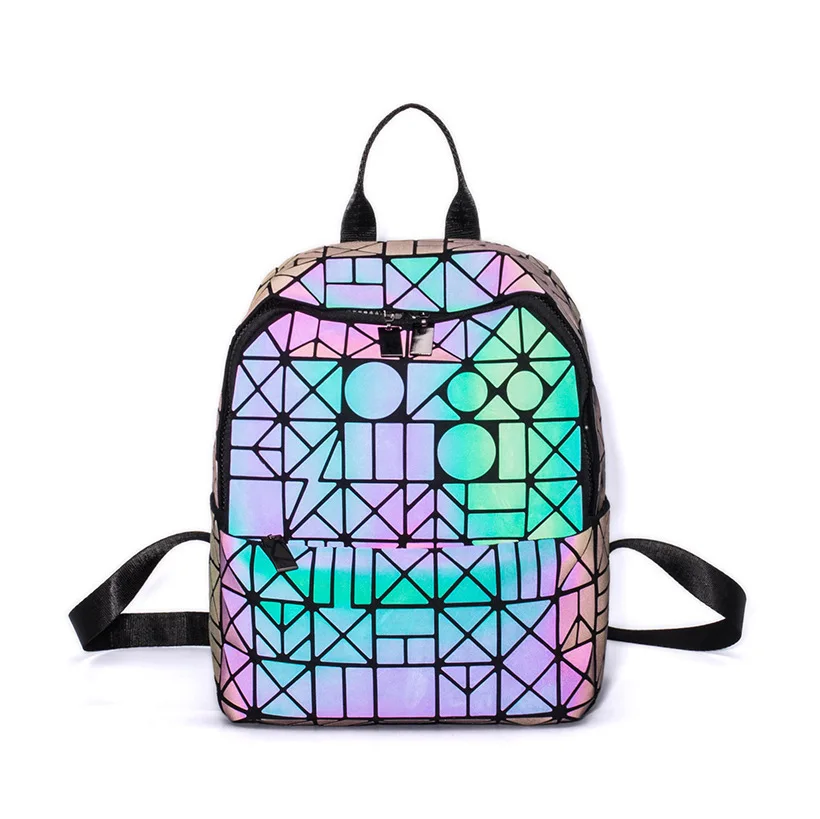 Luminous Geometric Backpack WOMEN'S Bag 2018 Spring New Style Diamond-Quilted Japanese Style Zip Shoulder Backpack Trendy Bag Cu
Luminous Geometric Backpack WOMEN'S Bag 2018 Spring New Style Diamond-Quilted Japanese Style Zip Shoulder Backpack Trendy Bag Cu