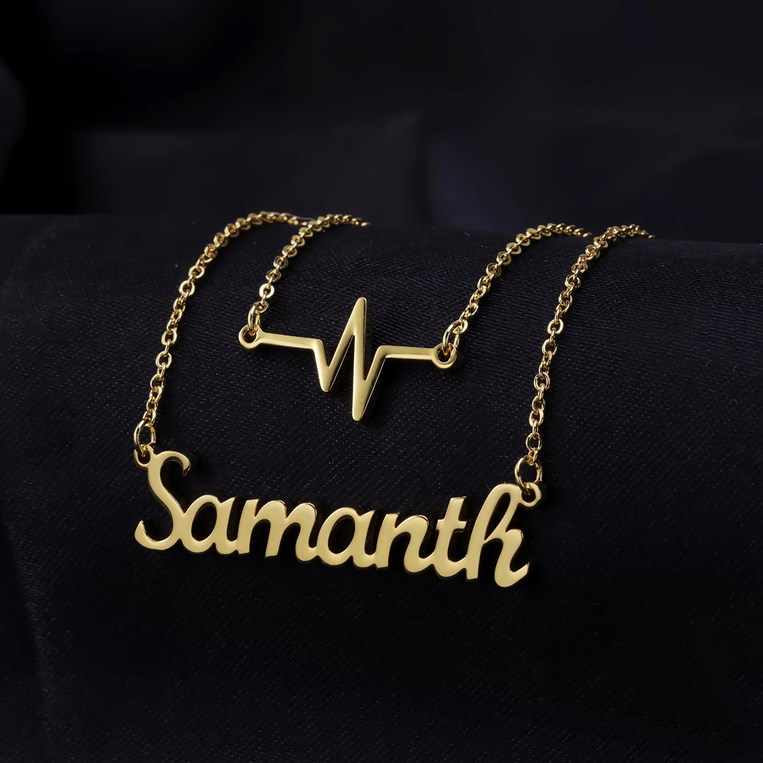 Zciti personalized custom heartbeat name custom stainless steel necklace personalized necklace ladies jewelry personalized gift
Zciti personalized custom heartbeat name custom stainless steel necklace personalized necklace ladies jewelry personalized gift