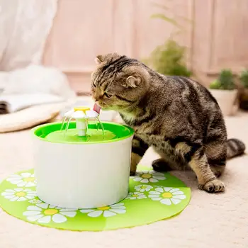 Cat Water Fountain Automatic Pet Drinking Fountain Dispenser Mute Cat Dog Water Dispenser Flower style Feeder Bottle 6 Types 
Cat Water Fountain Automatic Pet Drinking Fountain Dispenser Mute Cat Dog Water Dispenser Flower style Feeder Bottle 6 Types