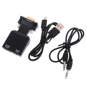 VGA To HDMI Switch Converter With Audio Full HD VGA To HDMI Adapter With Video Output 1080P HD For PC Laptop HDMI ToVGA
VGA To HDMI Switch Converter With Audio Full HD VGA To HDMI Adapter With Video Output 1080P HD For PC Laptop HDMI ToVGA