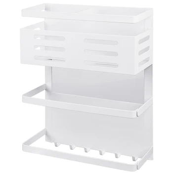 1PC Magnetic Fridge Organizer Stainless Steel Punch Free Durable Practical Multi-layer Spice Rack Magnetic Shelf Organizer
1PC Magnetic Fridge Organizer Stainless Steel Punch Free Durable Practical Multi-layer Spice Rack Magnetic Shelf Organizer