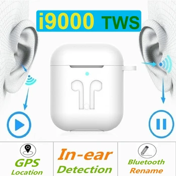 Original i9000 TWS 1:1 Bluetooth Earphone GPS + Rename Mini Wireless Earbud earphone Aire2 Headset pro PK W1 Chip elari Kulakli
Original i9000 TWS 1:1 Bluetooth Earphone GPS + Rename Mini Wireless Earbud earphone Aire2 Headset pro PK W1 Chip elari Kulakli