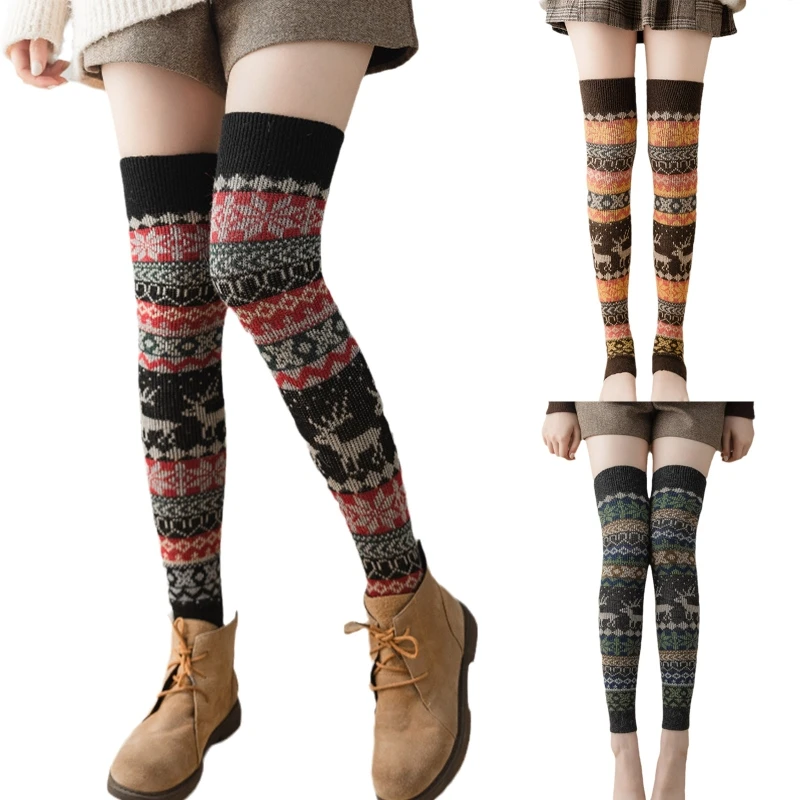 Women Snowflake Winter Warm Leg Warmers Knitting High Knee Socks Boot Cuffs Fashion Girls Gift Gaiters Leggings
Women Snowflake Winter Warm Leg Warmers Knitting High Knee Socks Boot Cuffs Fashion Girls Gift Gaiters Leggings
