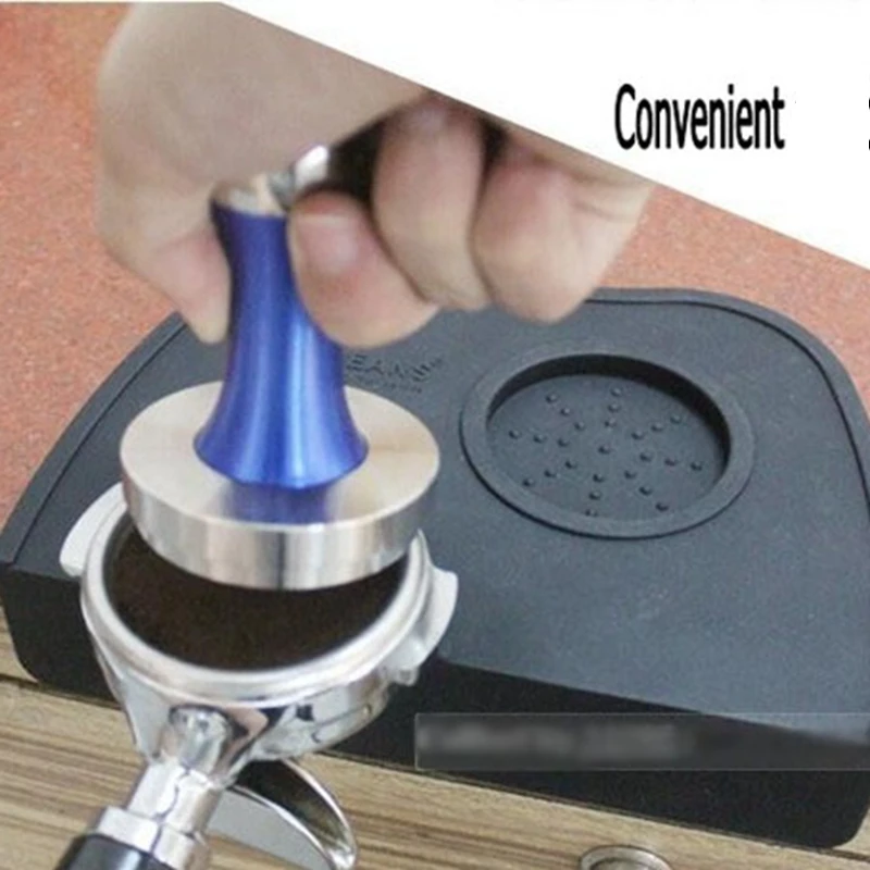 Creative Silicone Coffee Tamper Mat Holder Espresso Maker Support Base Non-Slip Flexible Corner Pad Barista Coffee Tea Bar Tools
Creative Silicone Coffee Tamper Mat Holder Espresso Maker Support Base Non-Slip Flexible Corner Pad Barista Coffee Tea Bar Tools