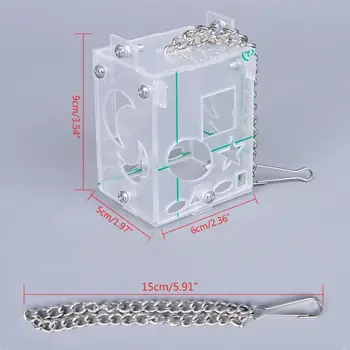 DIY Assembly Parrot Intelligence Feeder Bird Seed Food Foraging Toy Acrylic Box K1MF 
DIY Assembly Parrot Intelligence Feeder Bird Seed Food Foraging Toy Acrylic Box K1MF
