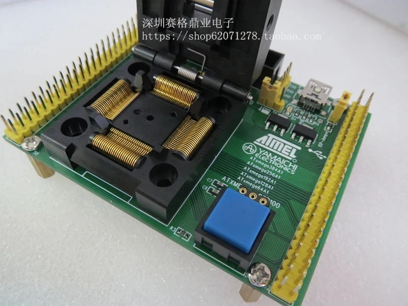 Original ATMEL IC Test Seat ATXMEGA128 Burning Programm ATXMEGA384 Socket Adapte
Original ATMEL IC Test Seat ATXMEGA128 Burning Programm ATXMEGA384 Socket Adapte