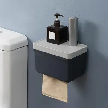 1Pc Toilet Paper Holder Waterproof Wall Mounted For Toilet Paper Tray Roll Paper Tube Storage Box Tray Tissue Box Bathroom Shelf
1Pc Toilet Paper Holder Waterproof Wall Mounted For Toilet Paper Tray Roll Paper Tube Storage Box Tray Tissue Box Bathroom Shelf