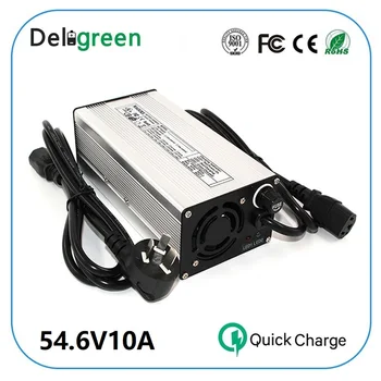 54.6V 10A Grey Charger 13S 48V li-ion battery Charger Output DC 54.6V With cooling fan
54.6V 10A Grey Charger 13S 48V li-ion battery Charger Output DC 54.6V With cooling fan
