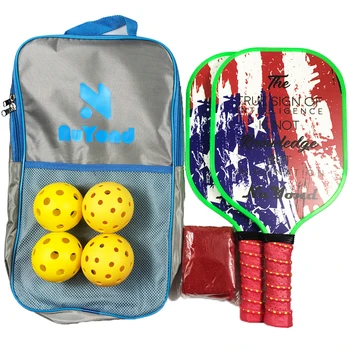 Lightweight Graphite Honeycomb Composite Core Paddles Sets of 2 Including Racket Bag and 4 Balls Graphite Pickleball Paddle Set
Lightweight Graphite Honeycomb Composite Core Paddles Sets of 2 Including Racket Bag and 4 Balls Graphite Pickleball Paddle Set