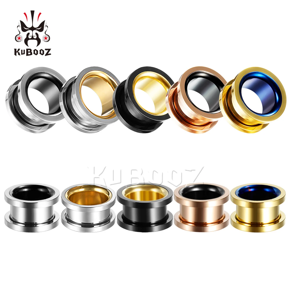 KUBOOZ Fashion Smiple полые двухцветные Заглушки для ушей из нержавеющей стали, расширители, ювелирные изделия для тела, серьги, измерители, растяжки
KUBOOZ Fashion Smiple полые двухцветные Заглушки для ушей из нержавеющей стали, расширители, ювелирные изделия для тела, серьги, измерители, растяжки