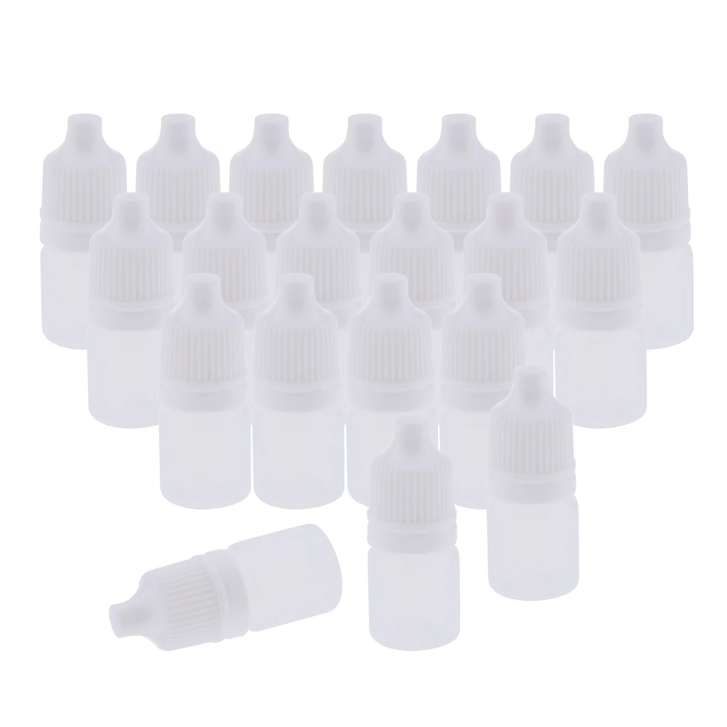 20pcs Empty Eye Drops Makeup Cosmetic Travel Bottles Plastic Containers 3ml 20pcs Empty Eye Drops Makeup Cosmetic Travel Bottles Plastic Containers 3ml