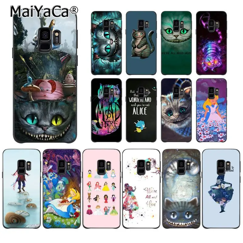 MaiYaCa Alice in Wonderland Cat Black Soft Shell Phone Case for Samsung Galaxy S9 S10 Plus S10E S6 S7 S8 S9 S9Plus
MaiYaCa Alice in Wonderland Cat Black Soft Shell Phone Case for Samsung Galaxy S9 S10 Plus S10E S6 S7 S8 S9 S9Plus