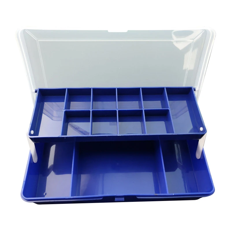 Fishing Gear Lure Box Transparent Plastic Double Layer Bait Storage Box Small Anti Pressure Shatter Resistant Folding Bait Box
Fishing Gear Lure Box Transparent Plastic Double Layer Bait Storage Box Small Anti Pressure Shatter Resistant Folding Bait Box