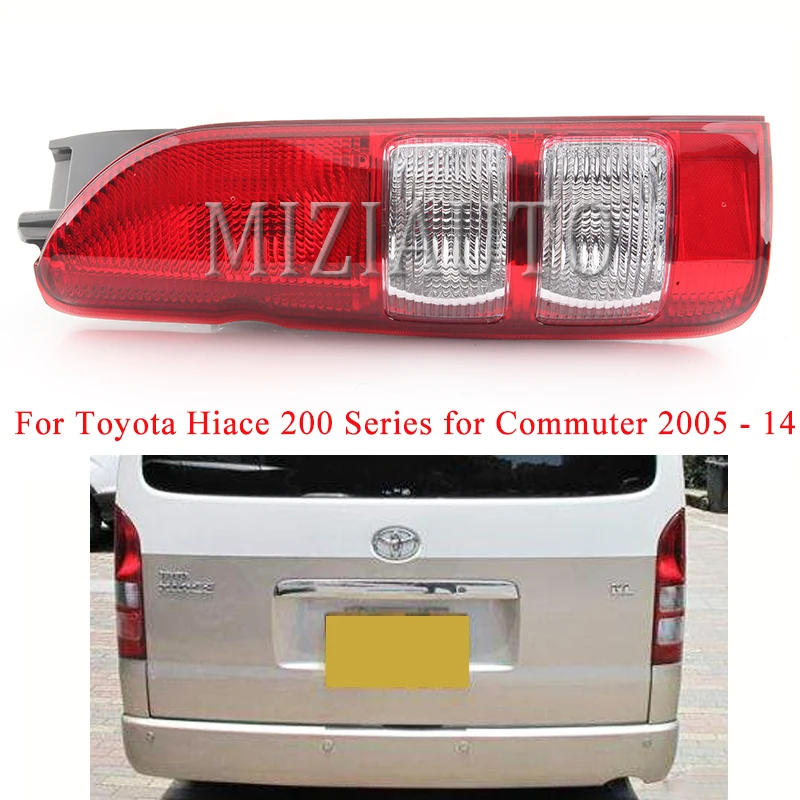 MIZIAUTO Rear Tail Light For Toyota Hiace 200 Series for Commuter 2005 - 2014 Brake Light Tail Stop Lamp With Bulb/No Bulb
MIZIAUTO Rear Tail Light For Toyota Hiace 200 Series for Commuter 2005 - 2014 Brake Light Tail Stop Lamp With Bulb/No Bulb