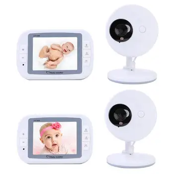 Wireless Baby Monitor TFT LCD Audio Video Night Vision 2 Way Intercom Camera Image sensor 1/4 CMOS OmnVision 115x65x65mm
Wireless Baby Monitor TFT LCD Audio Video Night Vision 2 Way Intercom Camera Image sensor 1/4 CMOS OmnVision 115x65x65mm