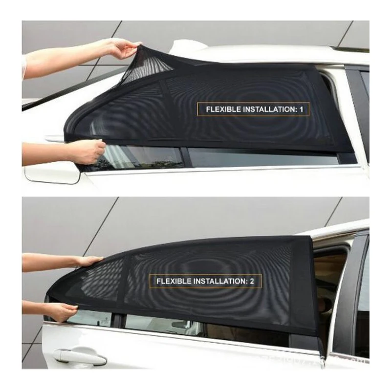 2Pcs/set Auto Car Vehicle Window Mesh Shield Sunshade Visor Shield Cover Net Mosquito Repellent UV Protection Anti Window Covers
2Pcs/set Auto Car Vehicle Window Mesh Shield Sunshade Visor Shield Cover Net Mosquito Repellent UV Protection Anti Window Covers